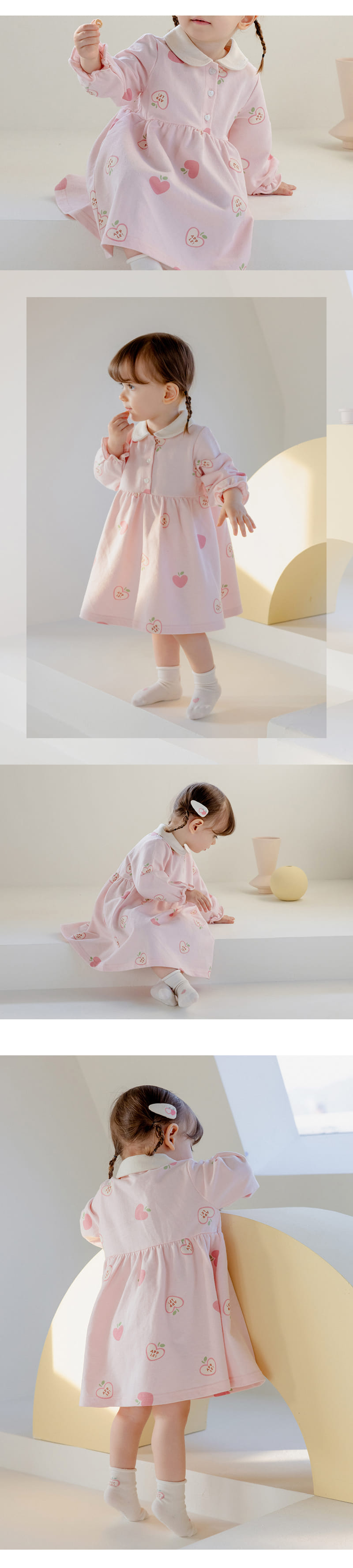 Kids Clara - Korean Baby Fashion - #babyoutfit - Bbeua Baby One-Piece - 3