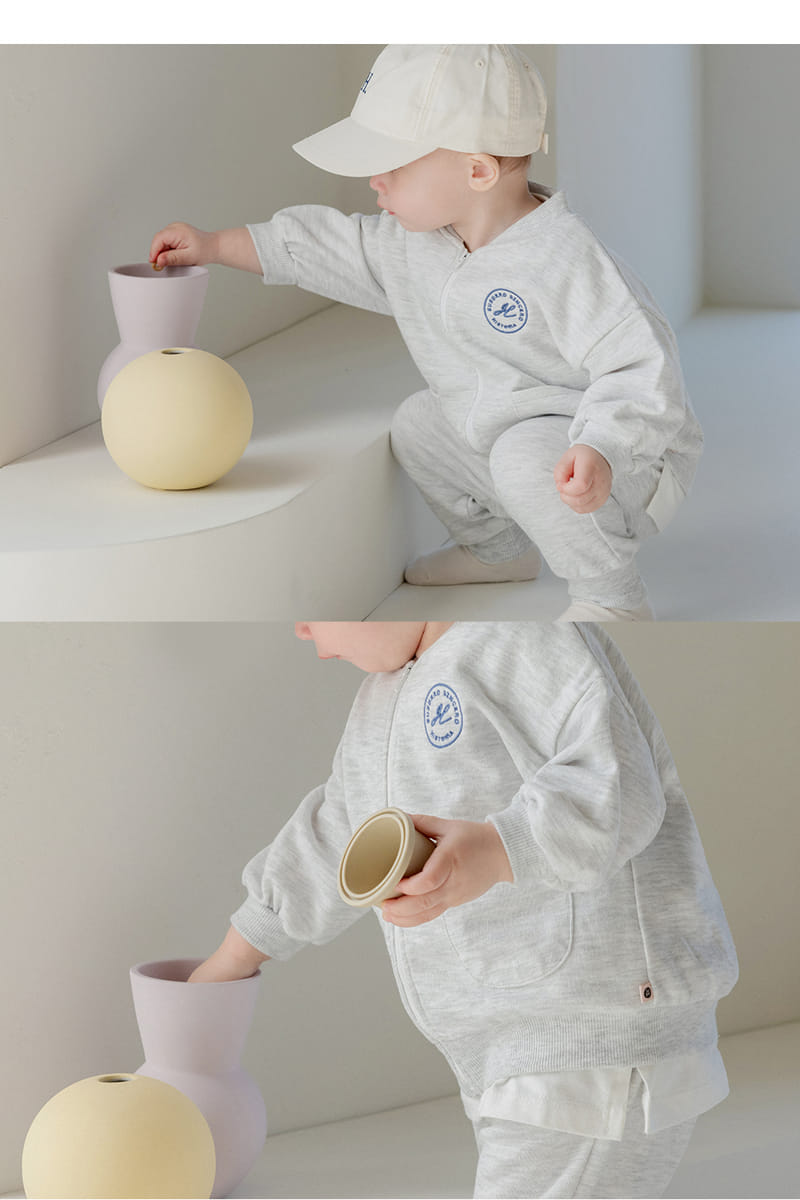 Kids Clara - Korean Baby Fashion - #babyoutfit - Moling Baby Zip Up - 7