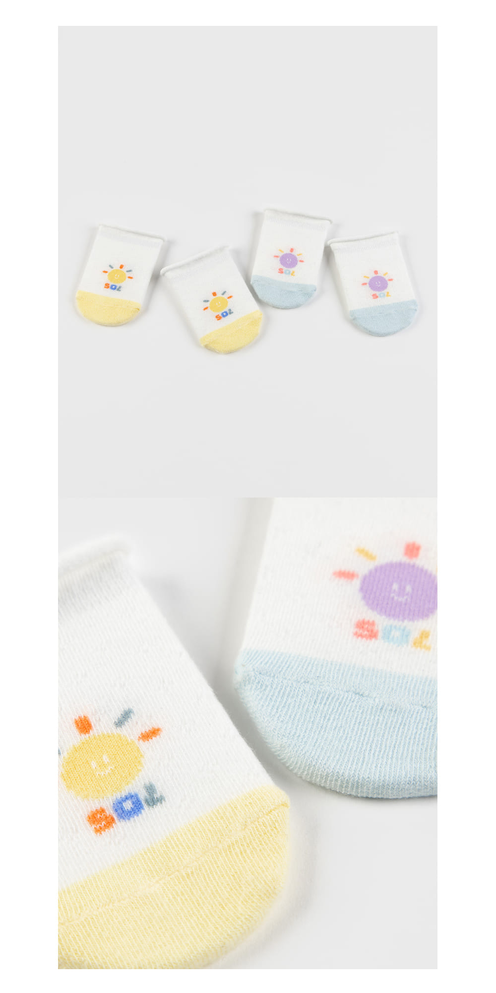 Kids Clara - Korean Baby Fashion - #babyoutfit - Felix Rollling Summer Baby Socks (5ea 1set) - 5