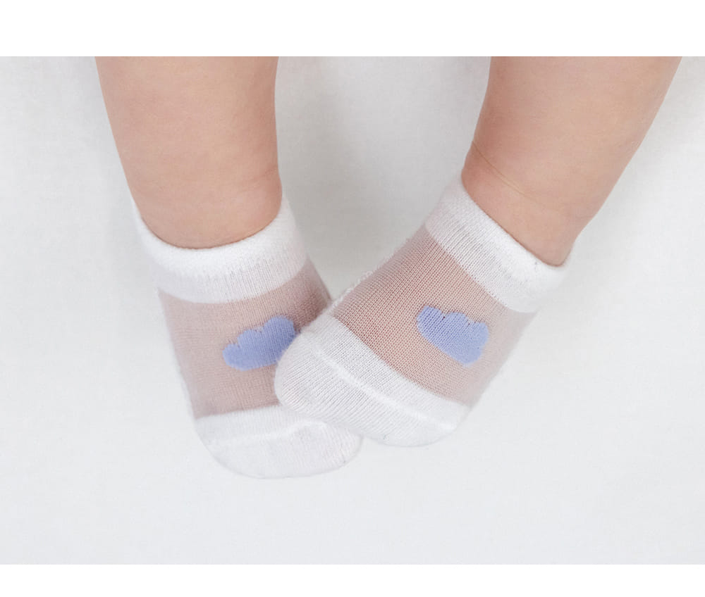 Kids Clara - Korean Baby Fashion - #babyoutfit - Clu Ice Baby Low Cut Socks 2in1 (5ea 1 set) - 4