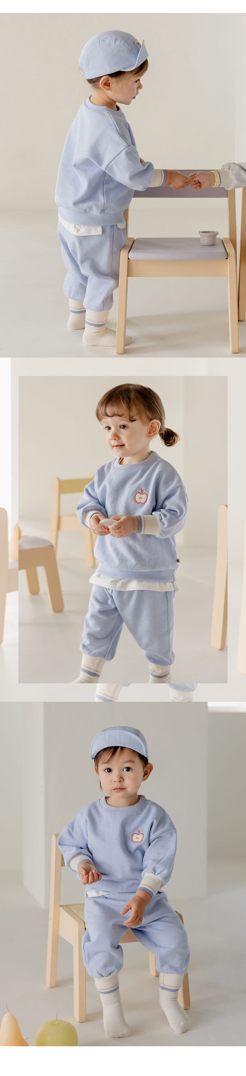 Kids Clara - Korean Baby Fashion - #onlinebabyboutique - Onble Baby Top Bottom Set - 6