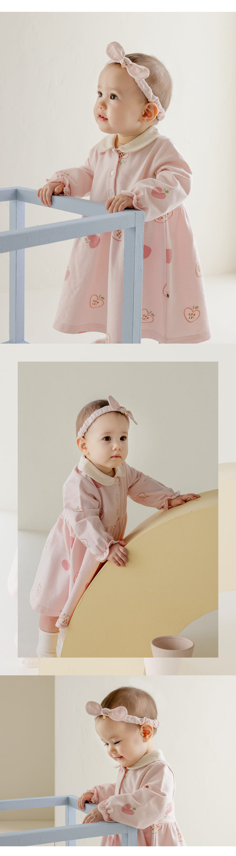 Kids Clara - Korean Baby Fashion - #onlinebabyboutique - Bbeua Baby One-Piece - 5