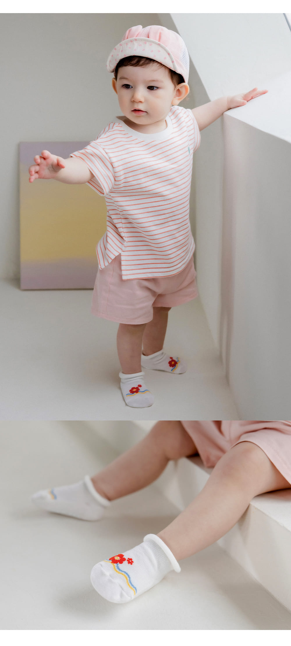 Kids Clara - Korean Baby Fashion - #onlinebabyboutique - Bendy Rolling Summer Baby Socks (5ea 1set) - 5