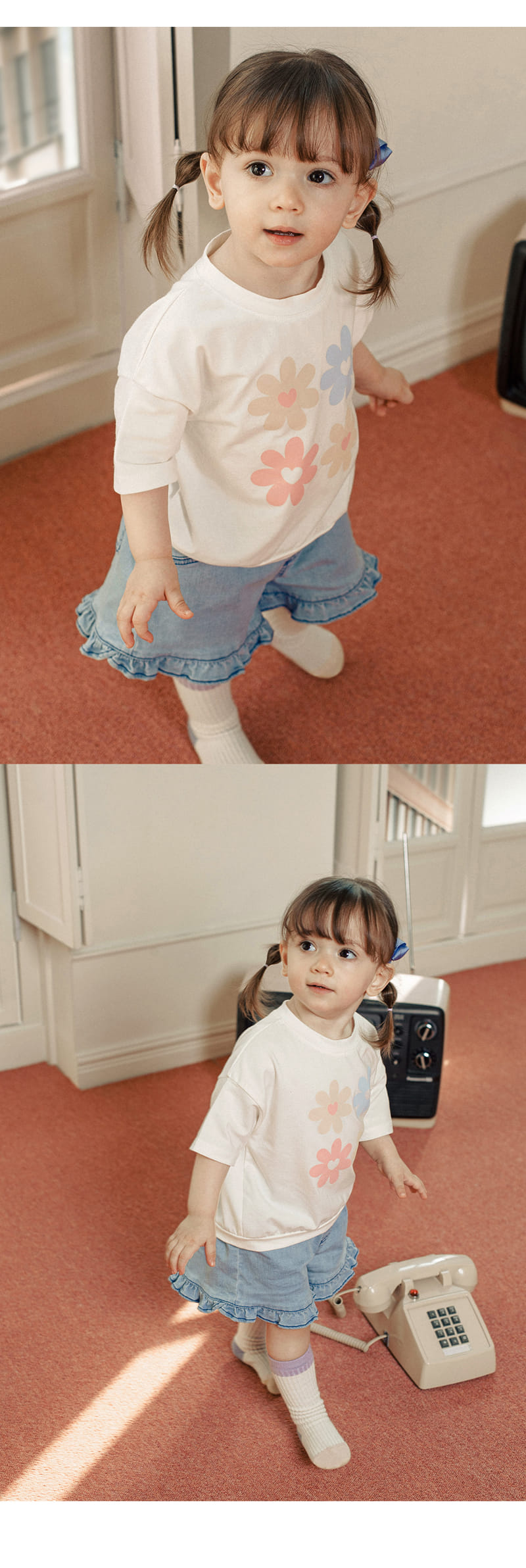 Kids Clara - Korean Baby Fashion - #onlinebabyboutique - Glory Denim Baby Pants - 4