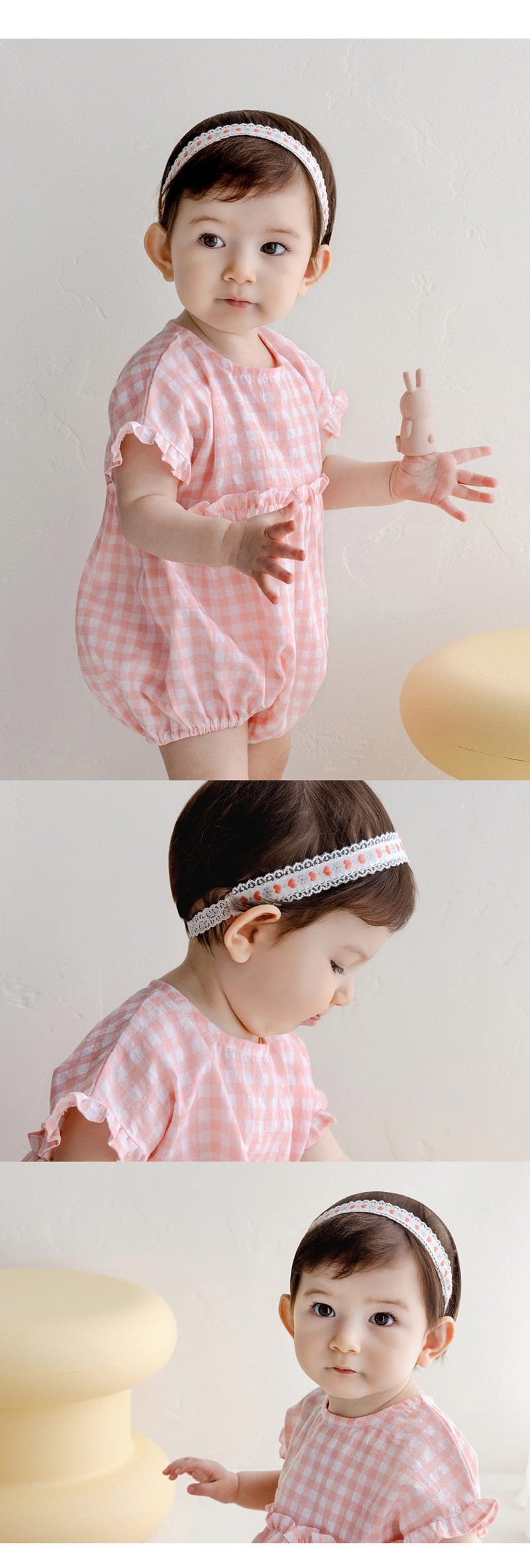 Kids Clara - Korean Baby Fashion - #onlinebabyboutique - Merina Baby Hair Band ( 5ea 1set) - 4