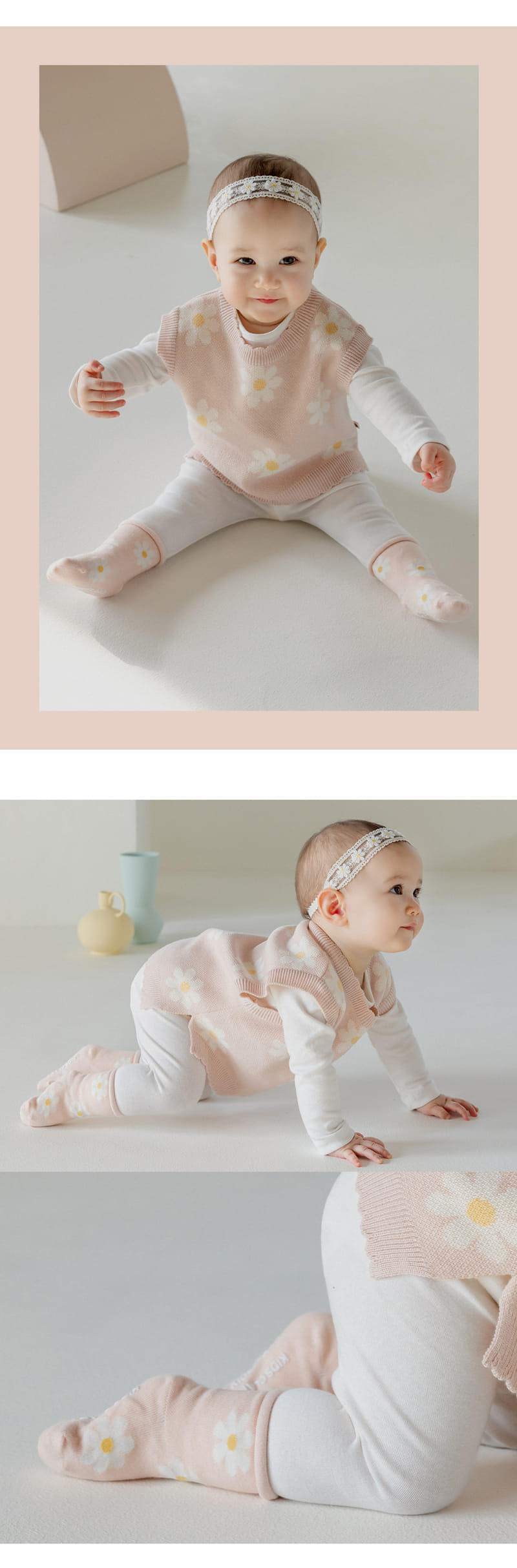 Kids Clara - Korean Baby Fashion - #smilingbaby - Floelle Rolling Baby Socks (5ea 1set) - 5