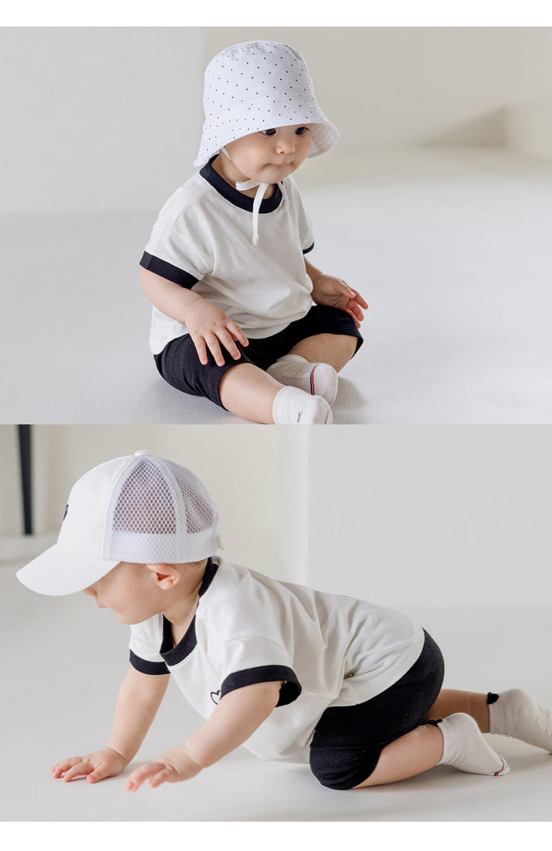 Kids Clara - Korean Baby Fashion - #smilingbaby - Cookies Baby Short Leggings - 3