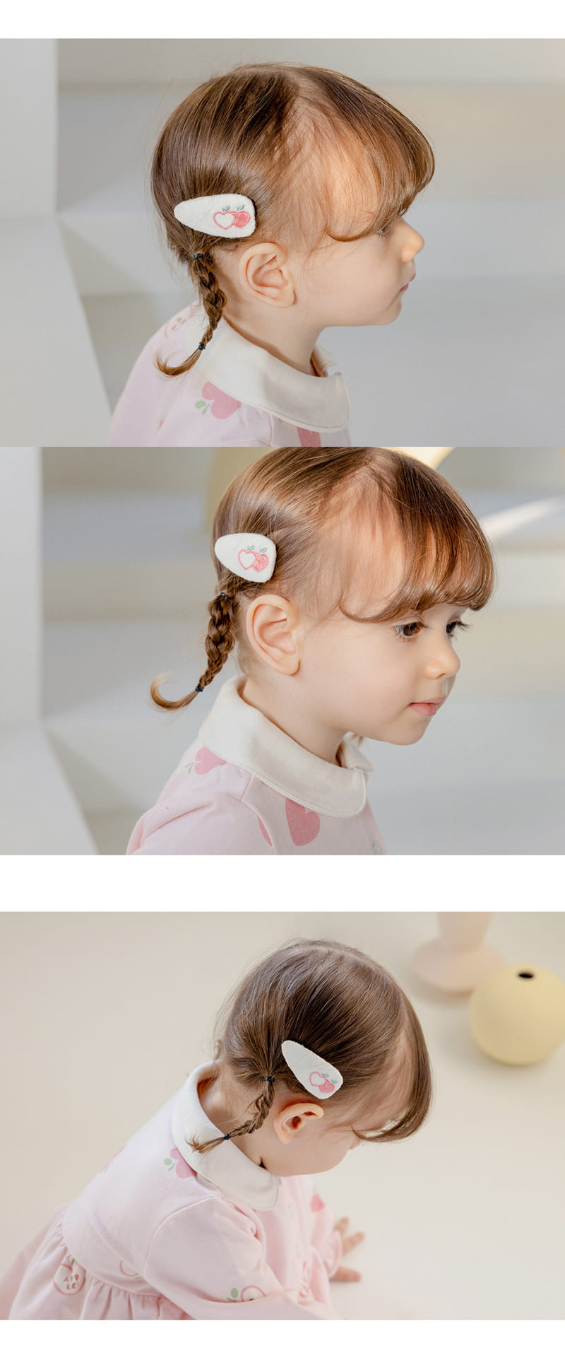 Kids Clara - Korean Baby Fashion - #smilingbaby - Bbeua Baby Hair Pin 2es Set (5ea 1set) - 2