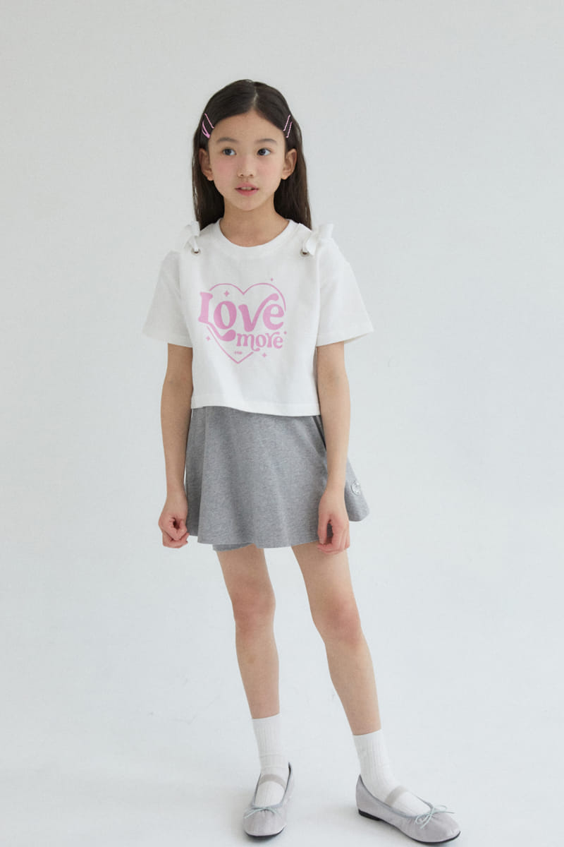 Kokoyarn - Korean Children Fashion - #childofig - Heart More Ribbon Tee - 10