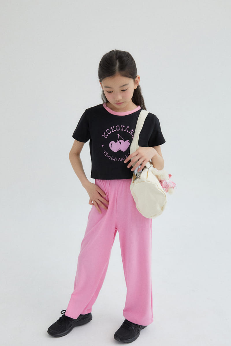 Kokoyarn - Korean Children Fashion - #childrensboutique - Cherry Crop Tee - 5