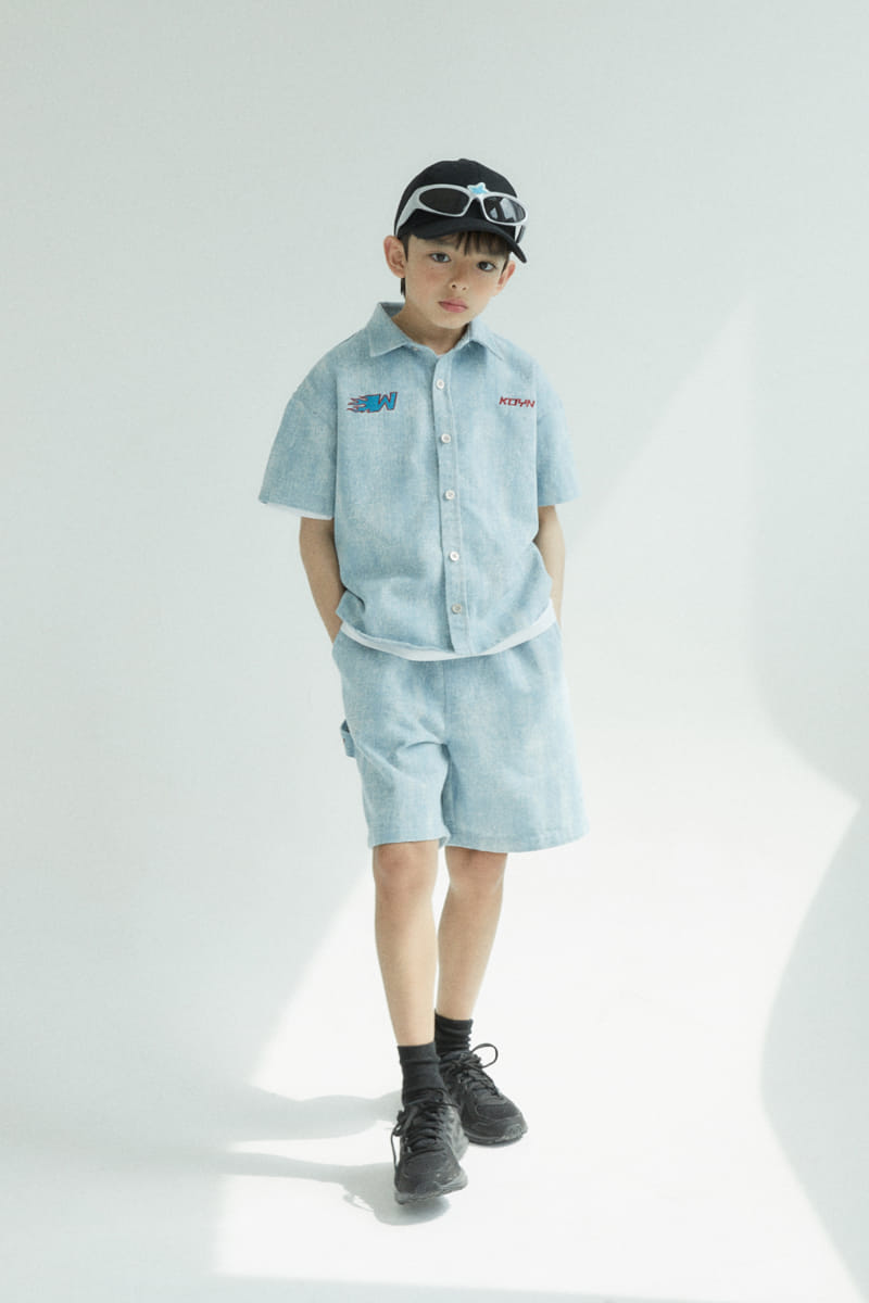 Kokoyarn - Korean Children Fashion - #kidsshorts - Rise Denim Pants - 2