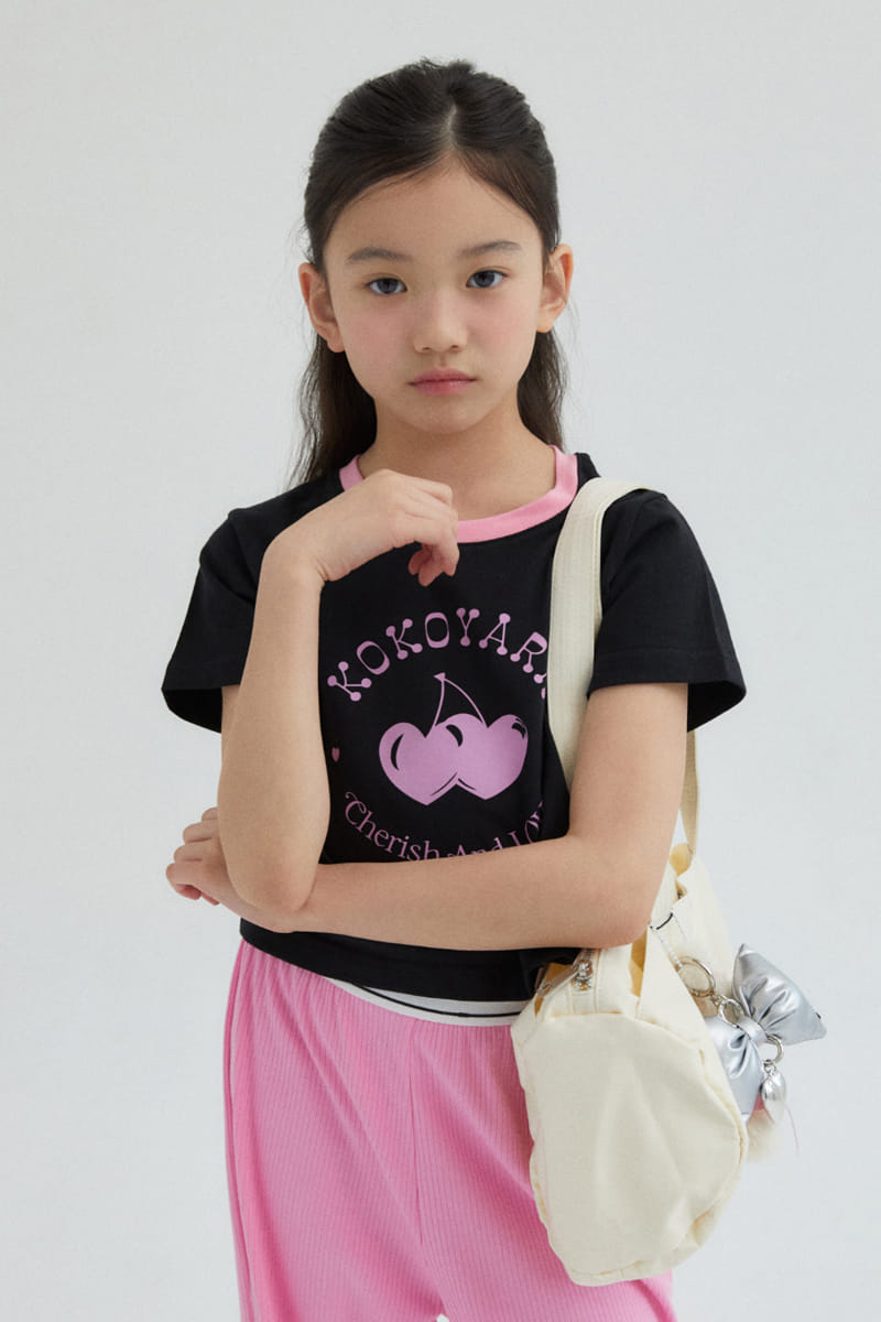 Kokoyarn - Korean Children Fashion - #kidzfashiontrend - Cherry Crop Tee - 11