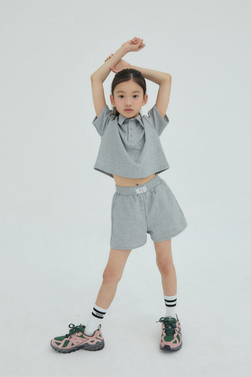 Kokoyarn - Korean Children Fashion - #magicofchildhood - Laf Collar Top Bottom Set - 4