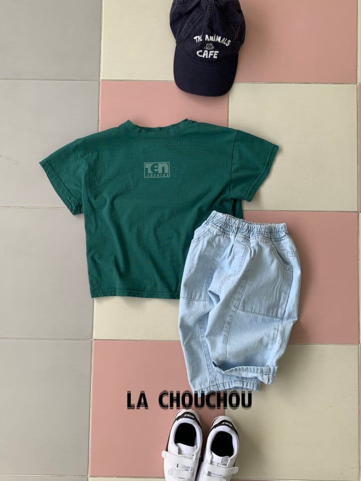 La Chouchou - Korean Children Fashion - #childofig - Roller Denim Cropped Shorts - 3