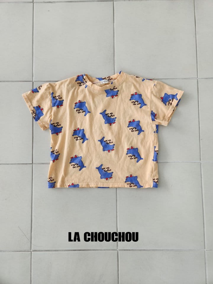 La Chouchou - Korean Children Fashion - #todddlerfashion - Baby Shark Tee - 6