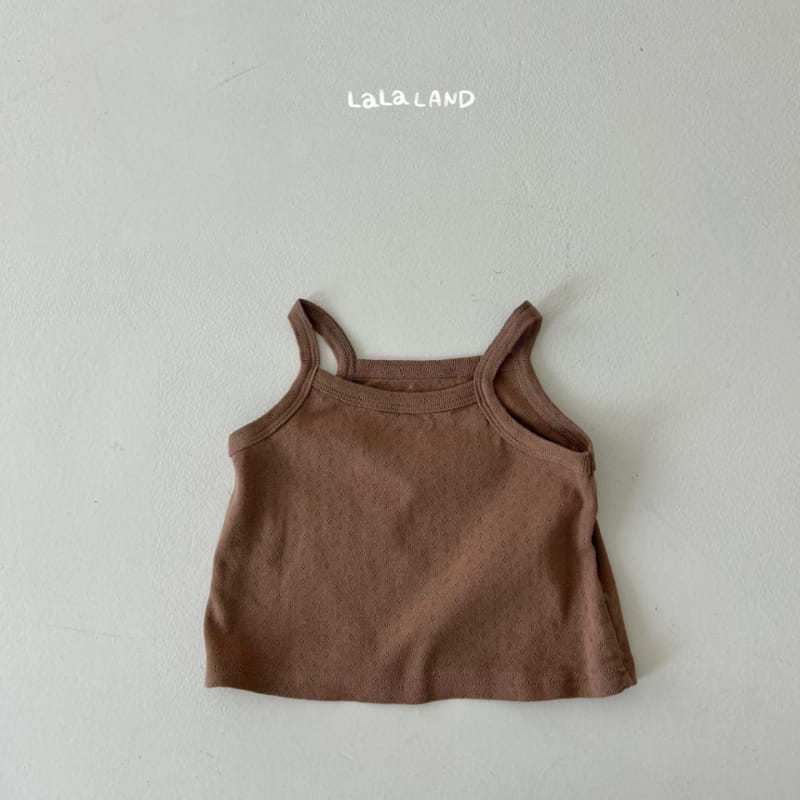 Lalaland - Korean Baby Fashion - #babyoninstagram - Bebe Eyelet Sleeveless Tee - 10