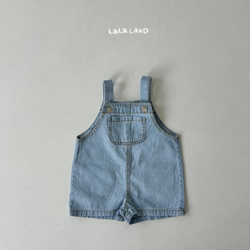 Lalaland - Korean Children Fashion - #Kfashion4kids - Denim Dungarees - 2