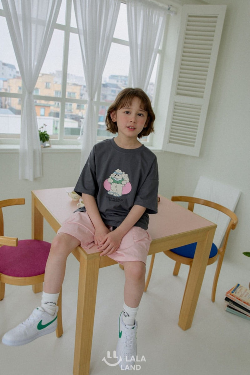 Lalaland - Korean Children Fashion - #prettylittlegirls - Terry Puddle Tee - 4