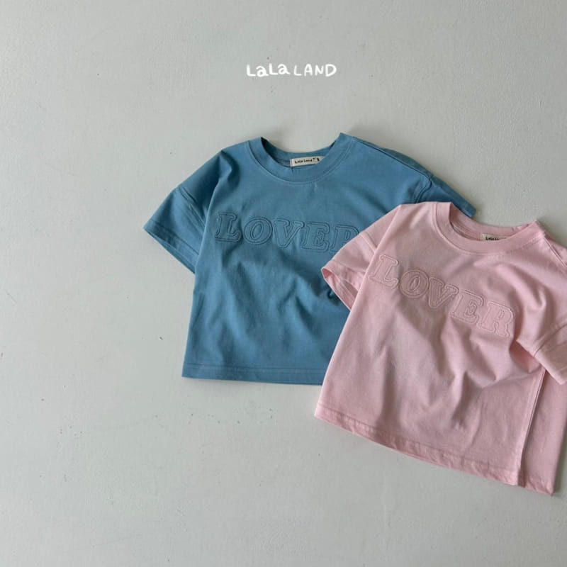 Lalaland - Korean Children Fashion - #childofig - Lover Patch Tee - 2