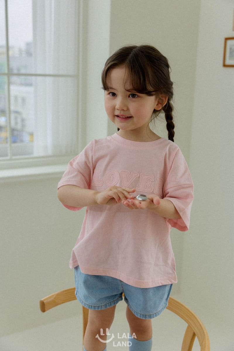 Lalaland - Korean Children Fashion - #childrensboutique - Lover Patch Tee - 3