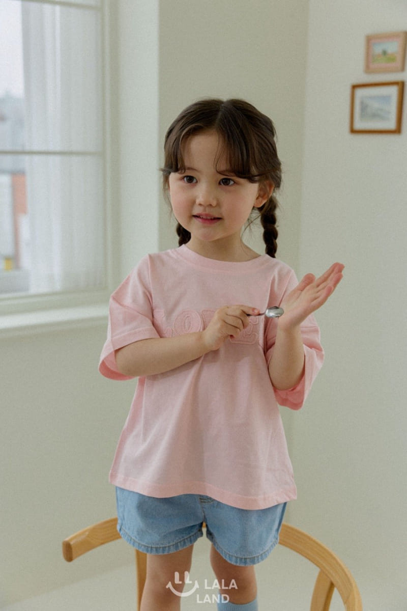 Lalaland - Korean Children Fashion - #childrensboutique - Lover Patch Tee - 4