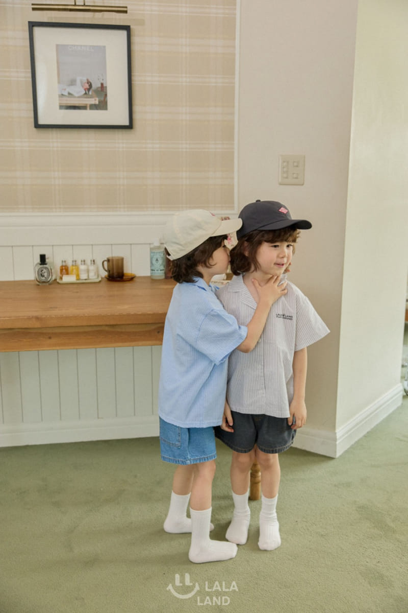 Lalaland - Korean Children Fashion - #designkidswear - Denim Half Pants - 7