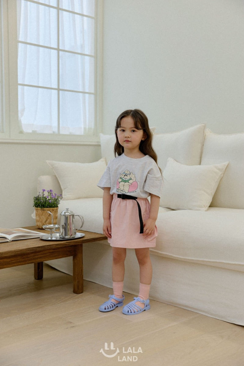 Lalaland - Korean Children Fashion - #kidsshorts - Terry Puddle Tee - 10