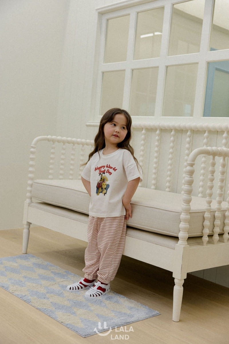 Lalaland - Korean Children Fashion - #kidsshorts - Grommet Tee - 6