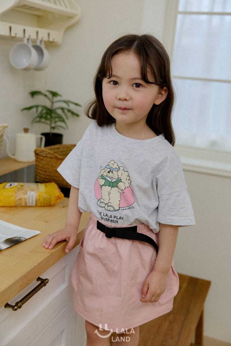 Lalaland - Korean Children Fashion - #kidsshorts - Belt Cargo Skirt - 9