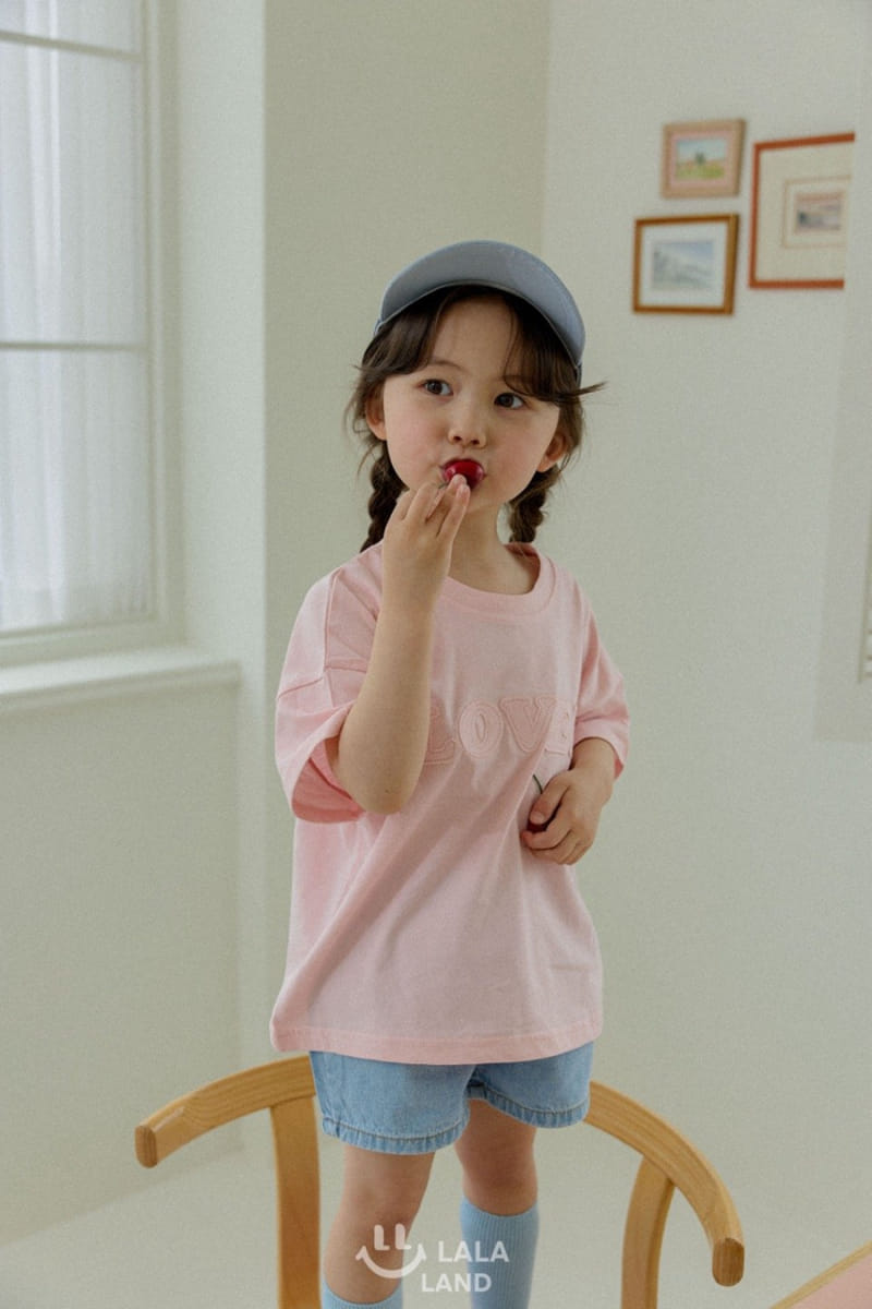 Lalaland - Korean Children Fashion - #littlefashionista - Lover Patch Tee - 11