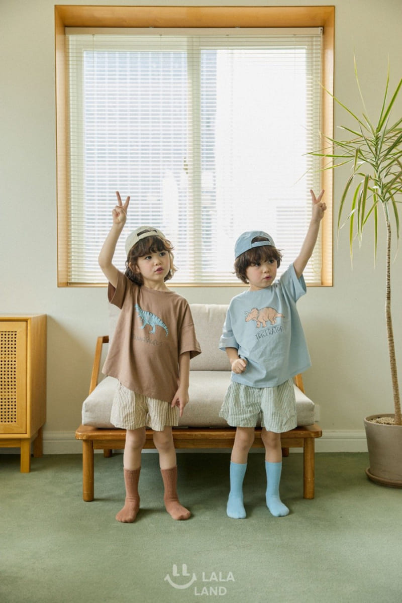 Lalaland - Korean Children Fashion - #littlefashionista - Dino Tee - 7