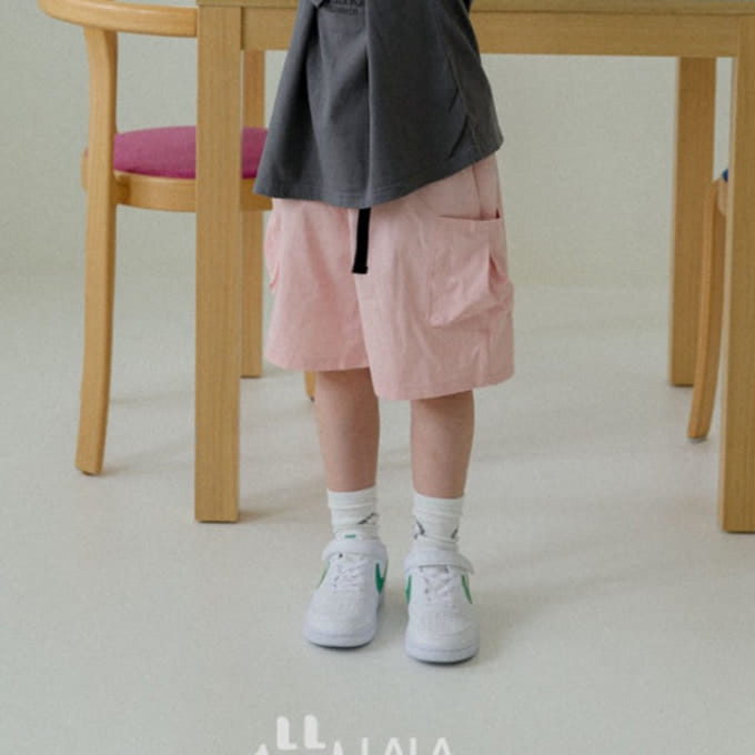 Lalaland - Korean Children Fashion - #toddlerclothing - Belt Cargo Shorts