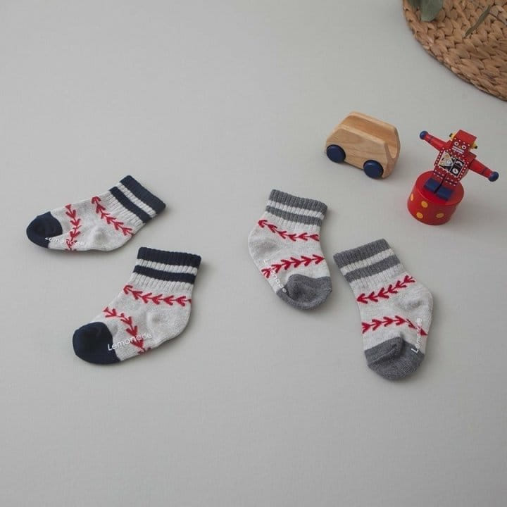 Lemonade - Korean Baby Fashion - #babyboutique - Baseball Socks - 11