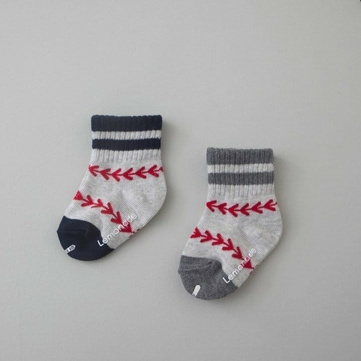 Lemonade - Korean Baby Fashion - #babyfever - Baseball Socks