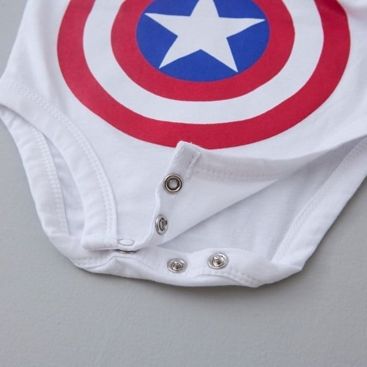 Lemonade - Korean Baby Fashion - #babyoninstagram - Captain Short Sleeve Body Suit - 11