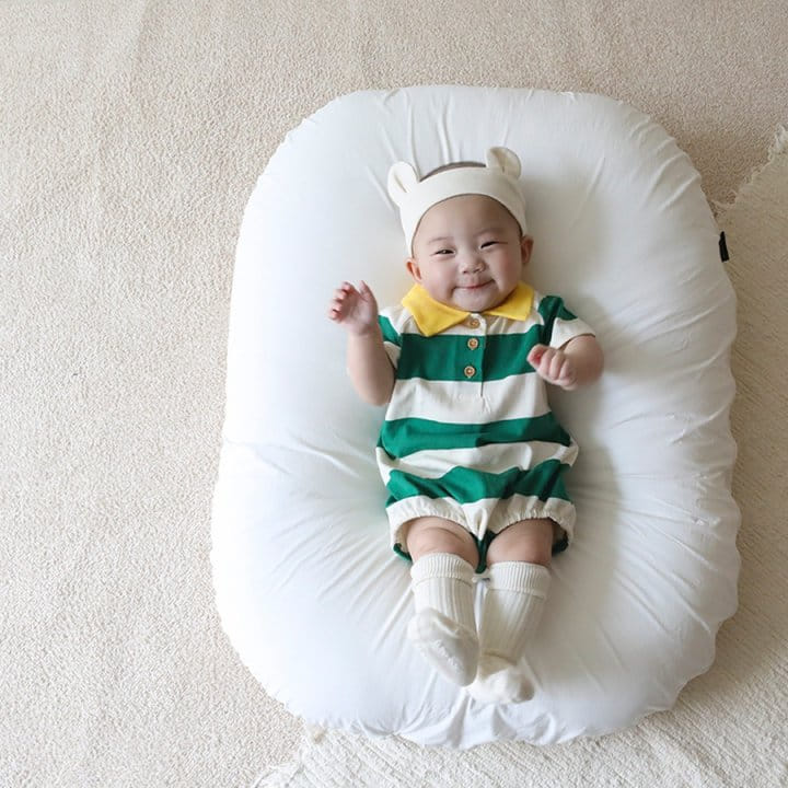 Lemonade - Korean Baby Fashion - #babyootd - Boni Collar Body Suit - 5