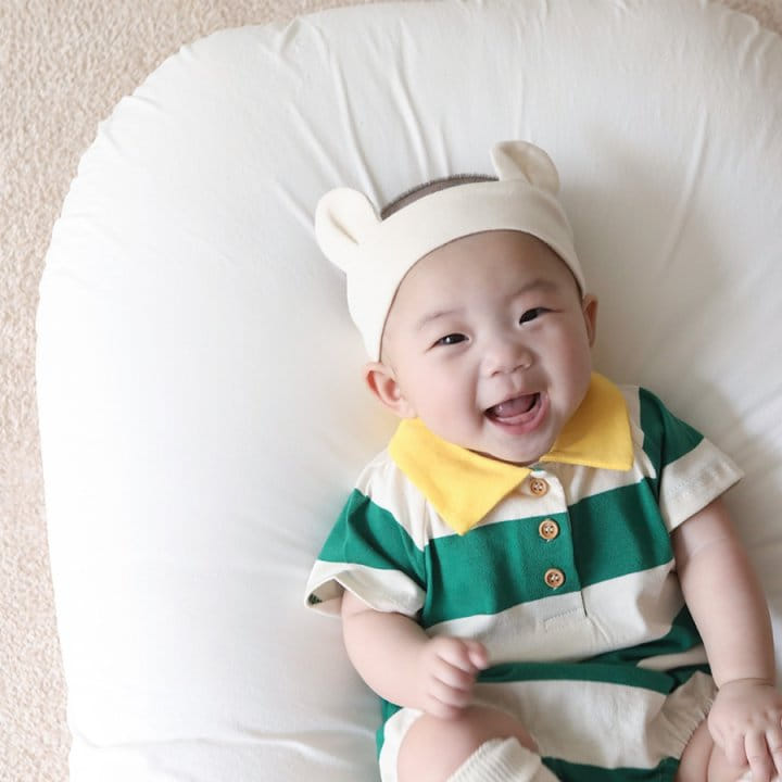 Lemonade - Korean Baby Fashion - #babyoutfit - Boni Collar Body Suit - 6