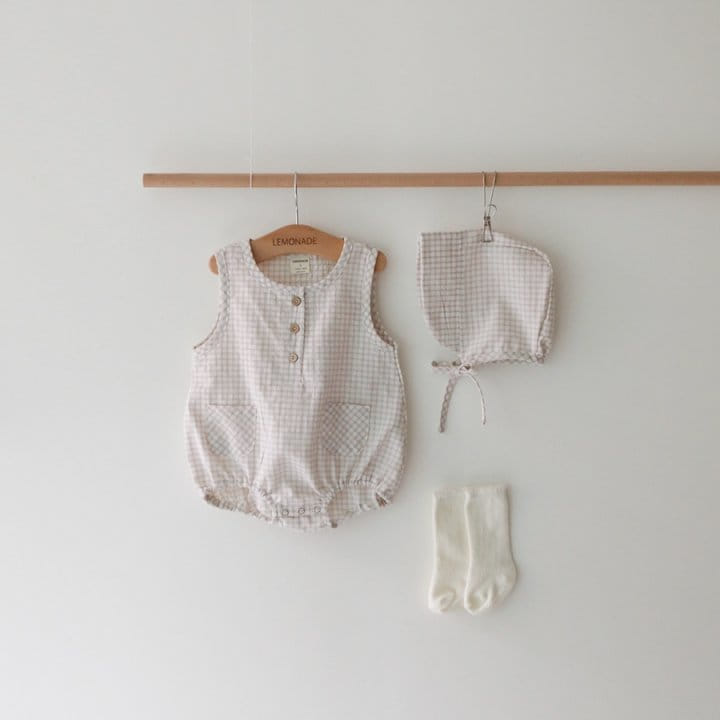 Lemonade - Korean Baby Fashion - #babyoutfit - Chess Body Suit - 3