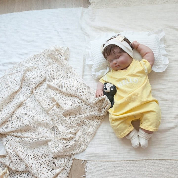 Lemonade - Korean Baby Fashion - #babyoutfit - Hello Body Suit - 5