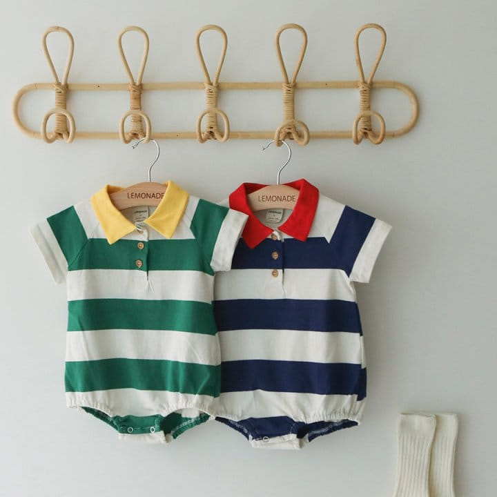 Lemonade - Korean Baby Fashion - #smilingbaby - Boni Collar Body Suit - 11