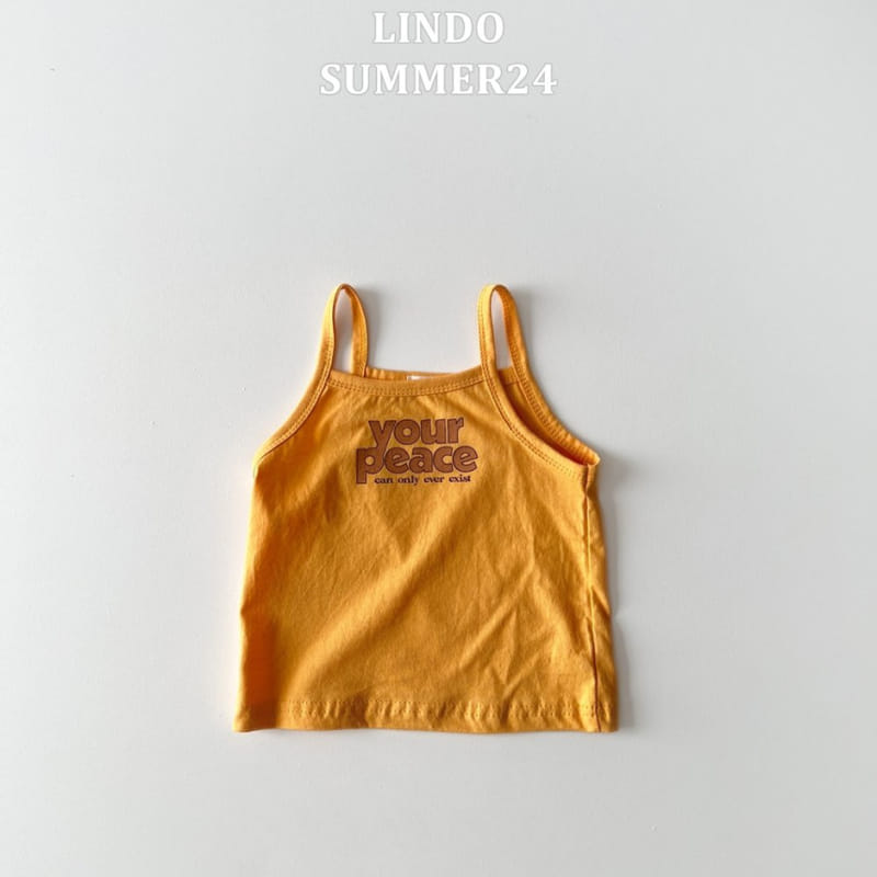 Lindo - Korean Children Fashion - #Kfashion4kids - Your Peace Sleeveless Tee - 6