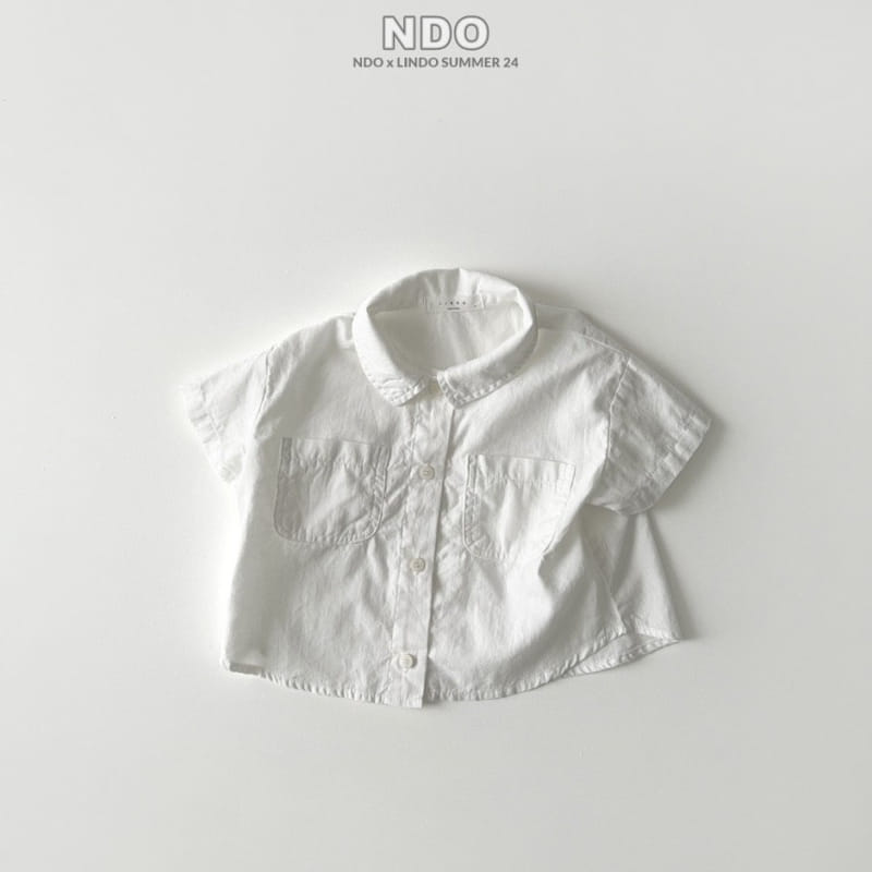 Lindo - Korean Children Fashion - #Kfashion4kids - White Short Sleeve Shirt - 6