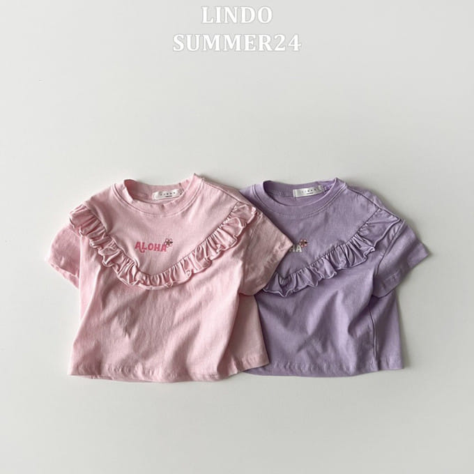 Lindo - Korean Children Fashion - #childofig - Aloha Frill Tee