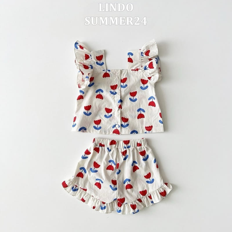 Lindo - Korean Children Fashion - #childofig - Tulip Top Bottom Set - 5