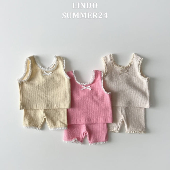 Lindo - Korean Children Fashion - #childofig - Jenny Frill Top Bottom Set