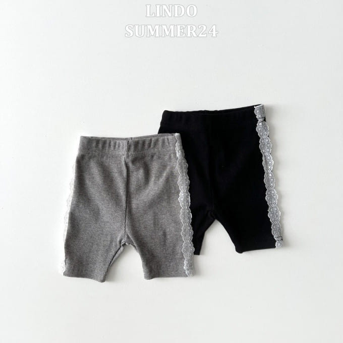 Lindo - Korean Children Fashion - #childofig - May Lace Short Leggings