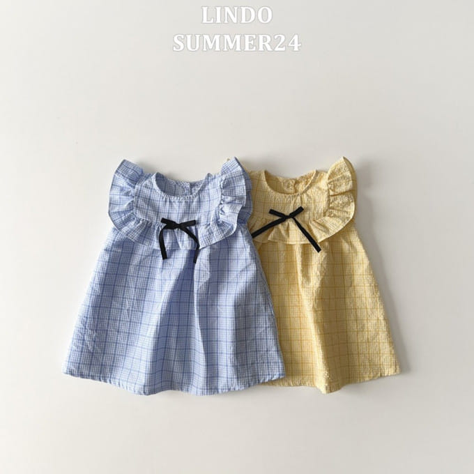 Lindo - Korean Children Fashion - #childrensboutique - Square Frill One-Piece