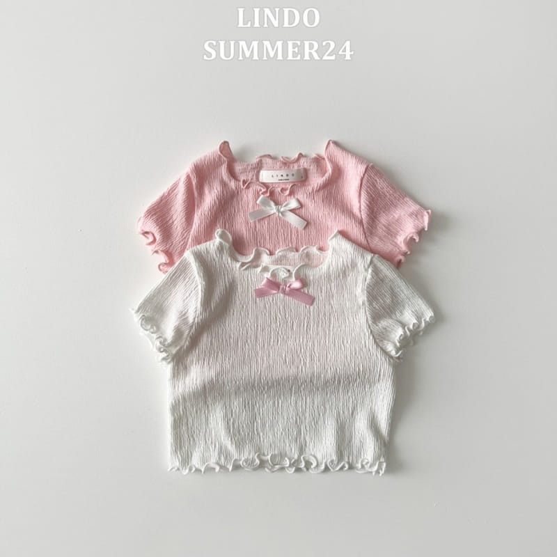 Lindo - Korean Children Fashion - #childrensboutique - Bebe Ribbon Tee - 2