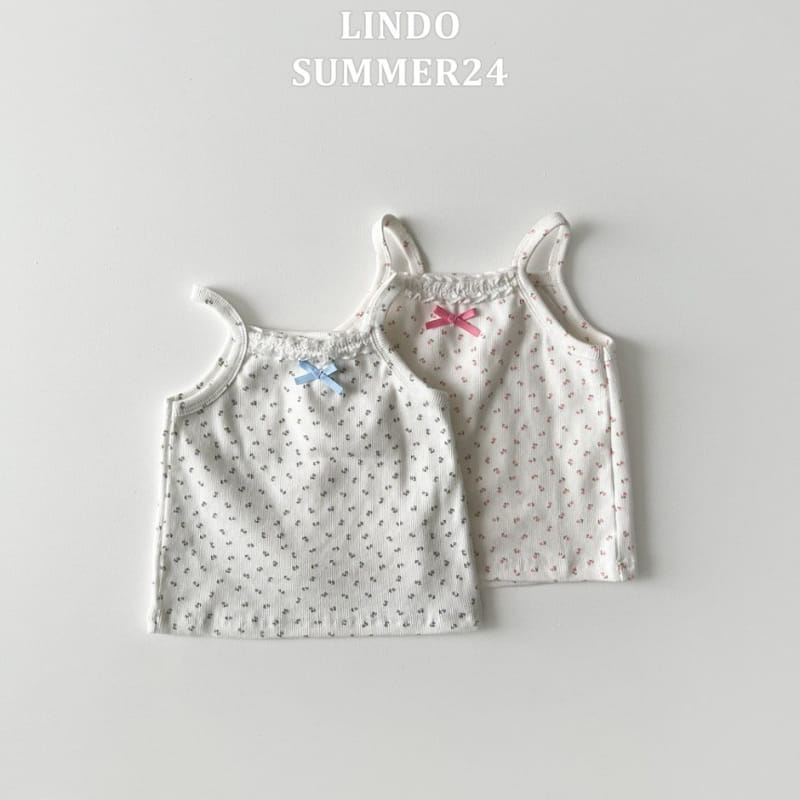 Lindo - Korean Children Fashion - #childrensboutique - Cuty Ribbon Sleeveless Tee - 6