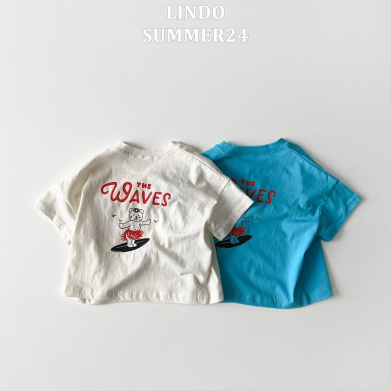 Lindo - Korean Children Fashion - #designkidswear - Wave Bear Tee - 11